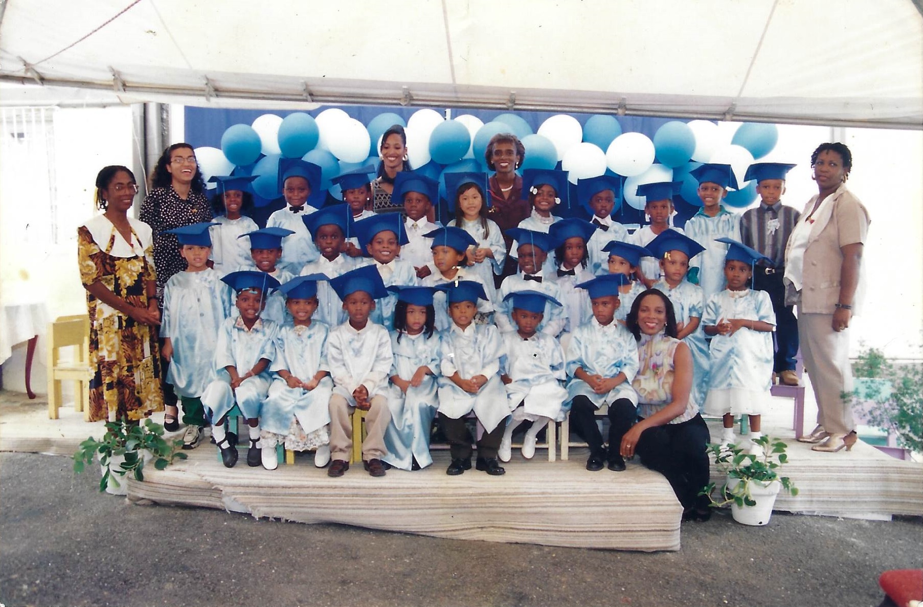 chinese in trinidad and tobago graduating rom kindergarten