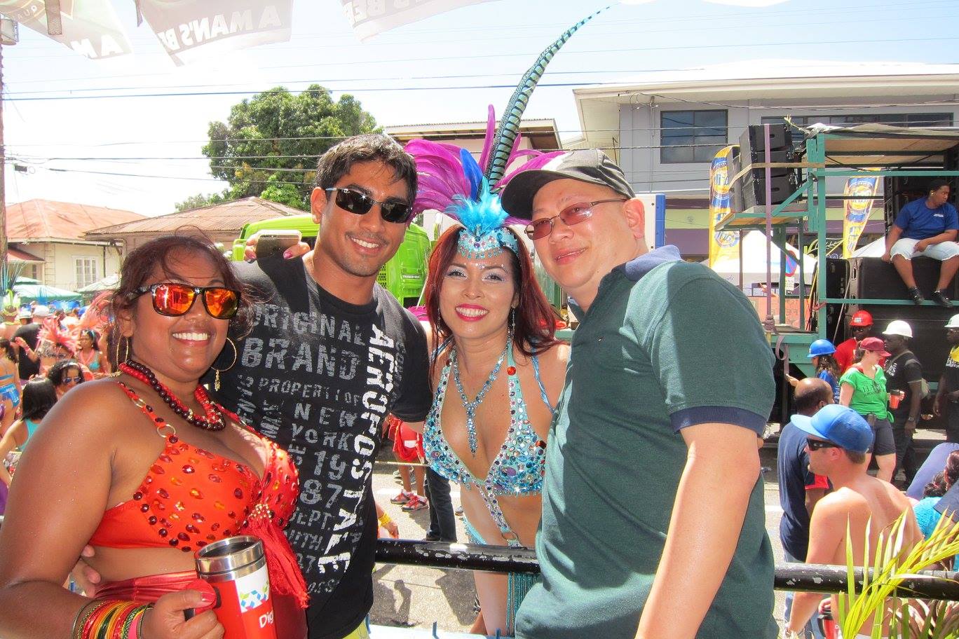 chinese trinidadian in carnival